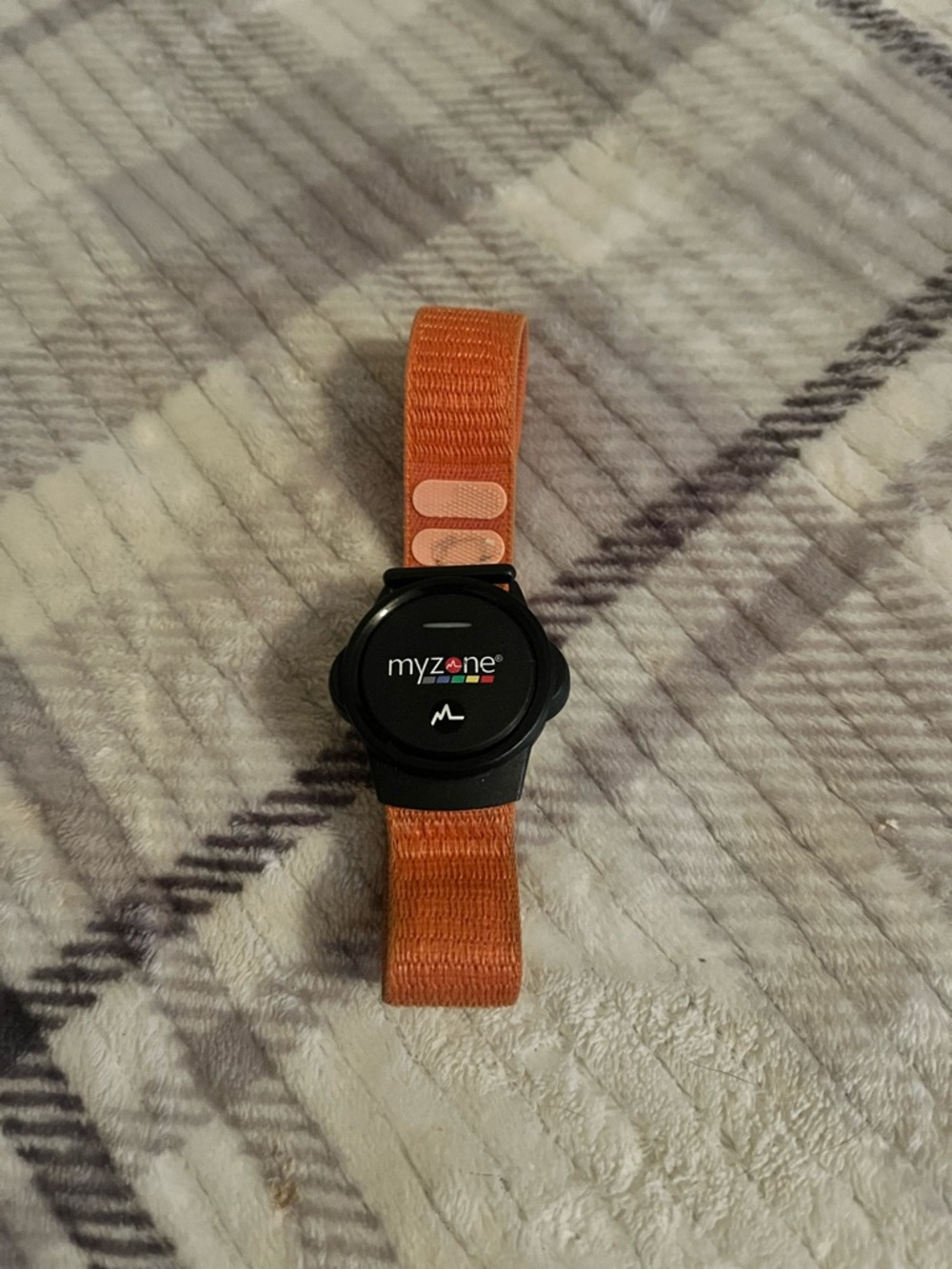 Myzone MZ-3 Heart Rate Monitor Watch with Orange Strap